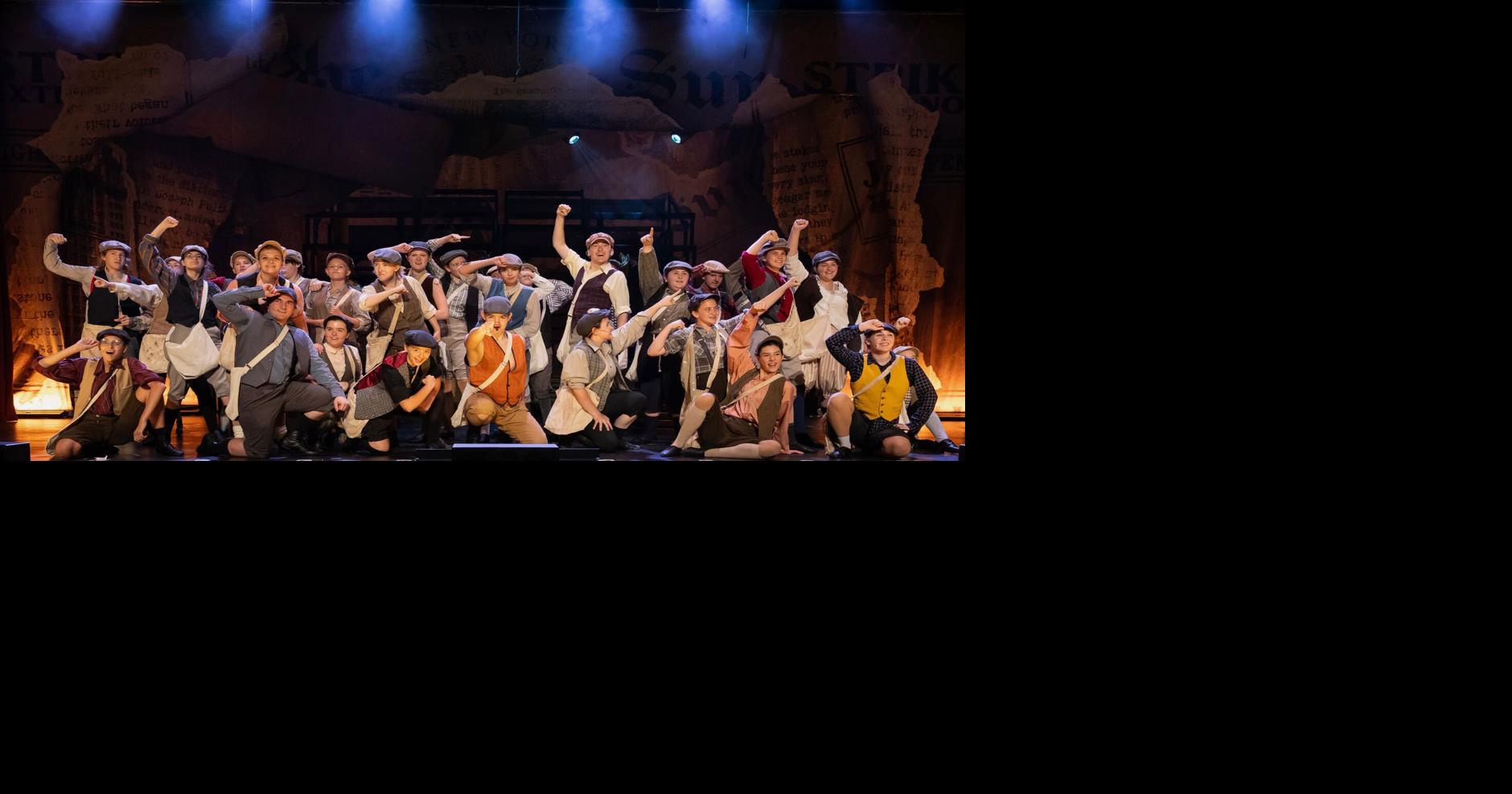 50 students take to the stage this weekend in the production of 'Newsies