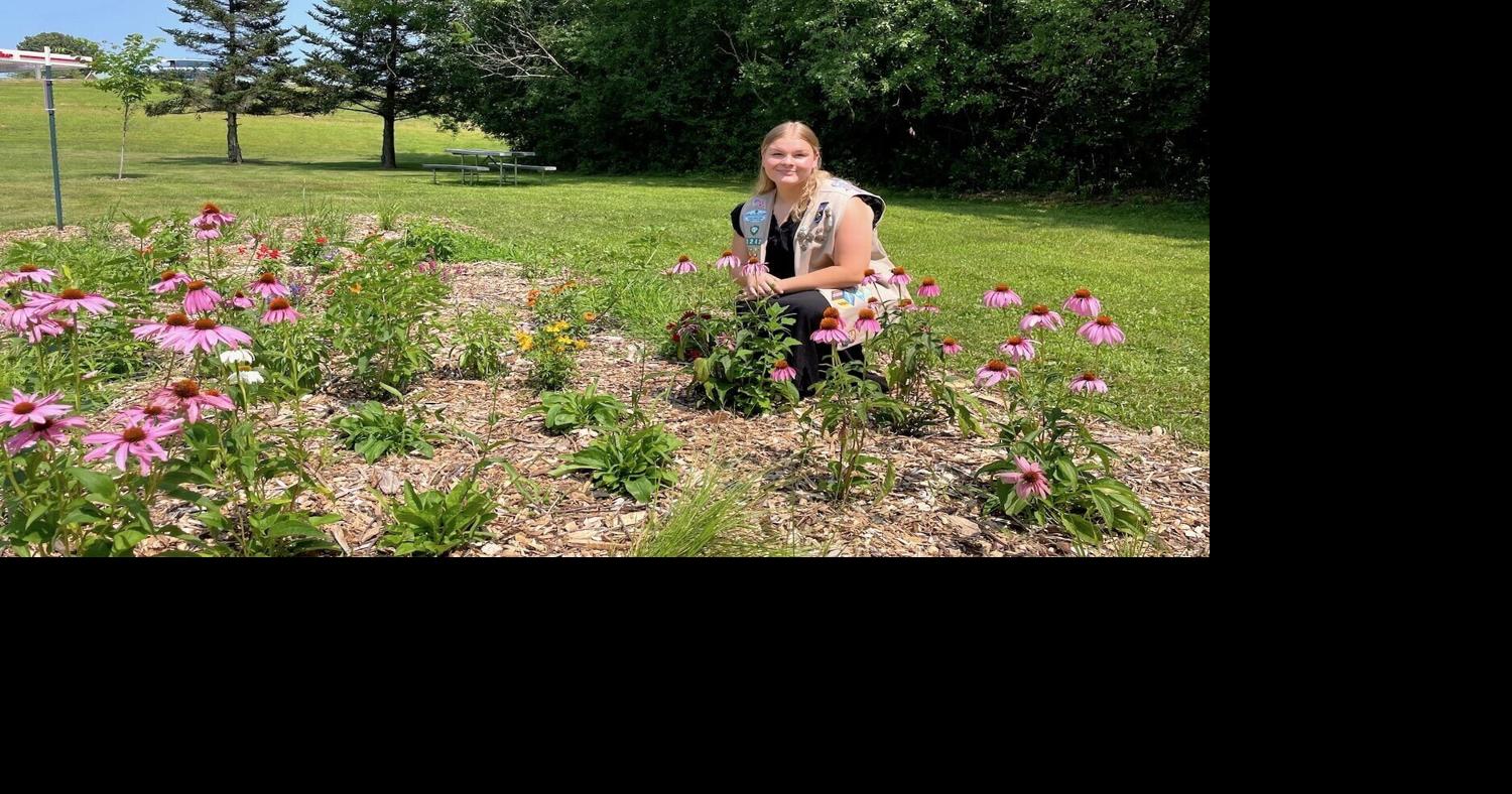 Pollinator project is golden — for bees, butterflies and a local Girl Scout