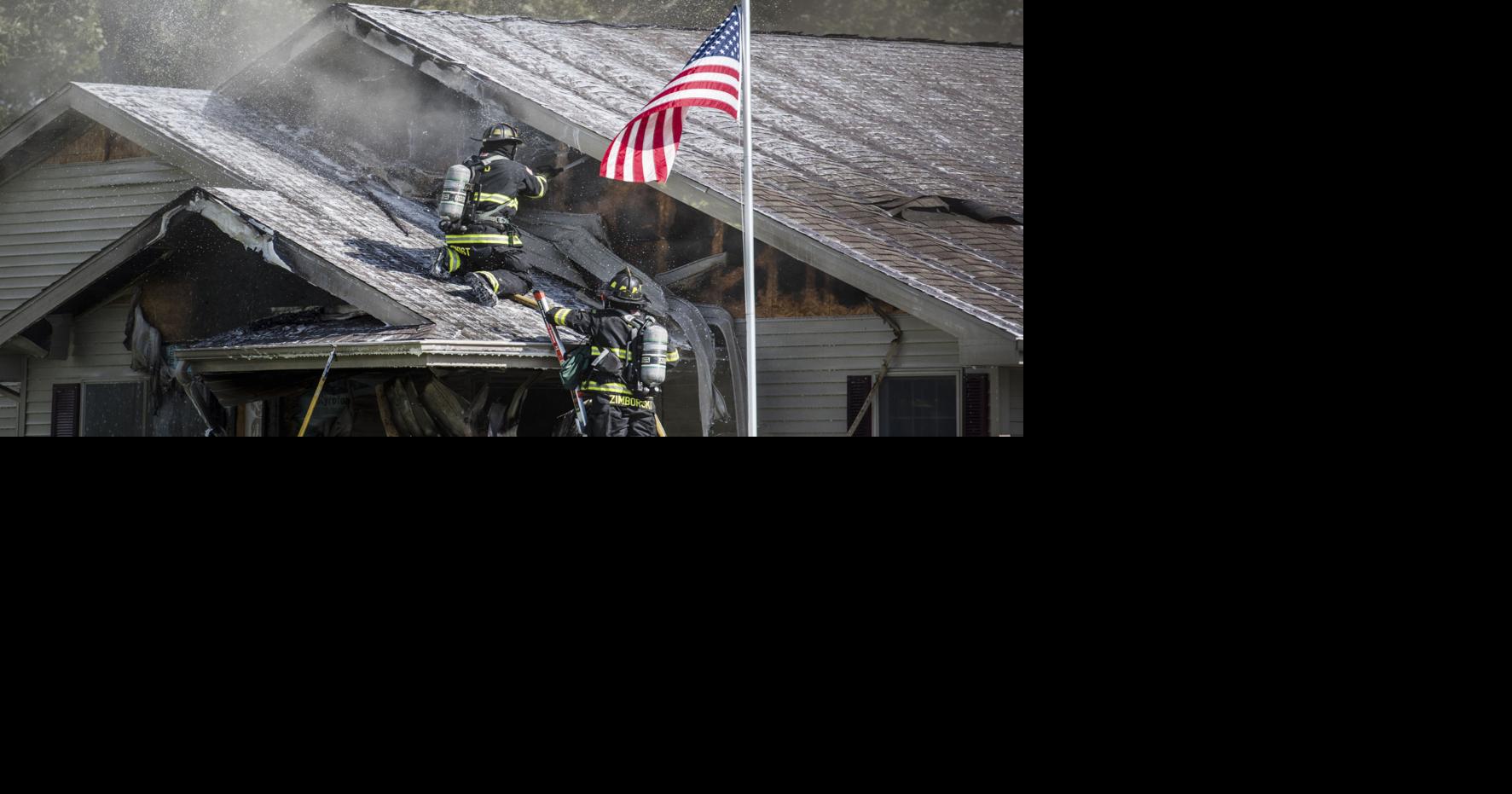 Janesville Fire Department responds to house fire on Old Kennedy Road