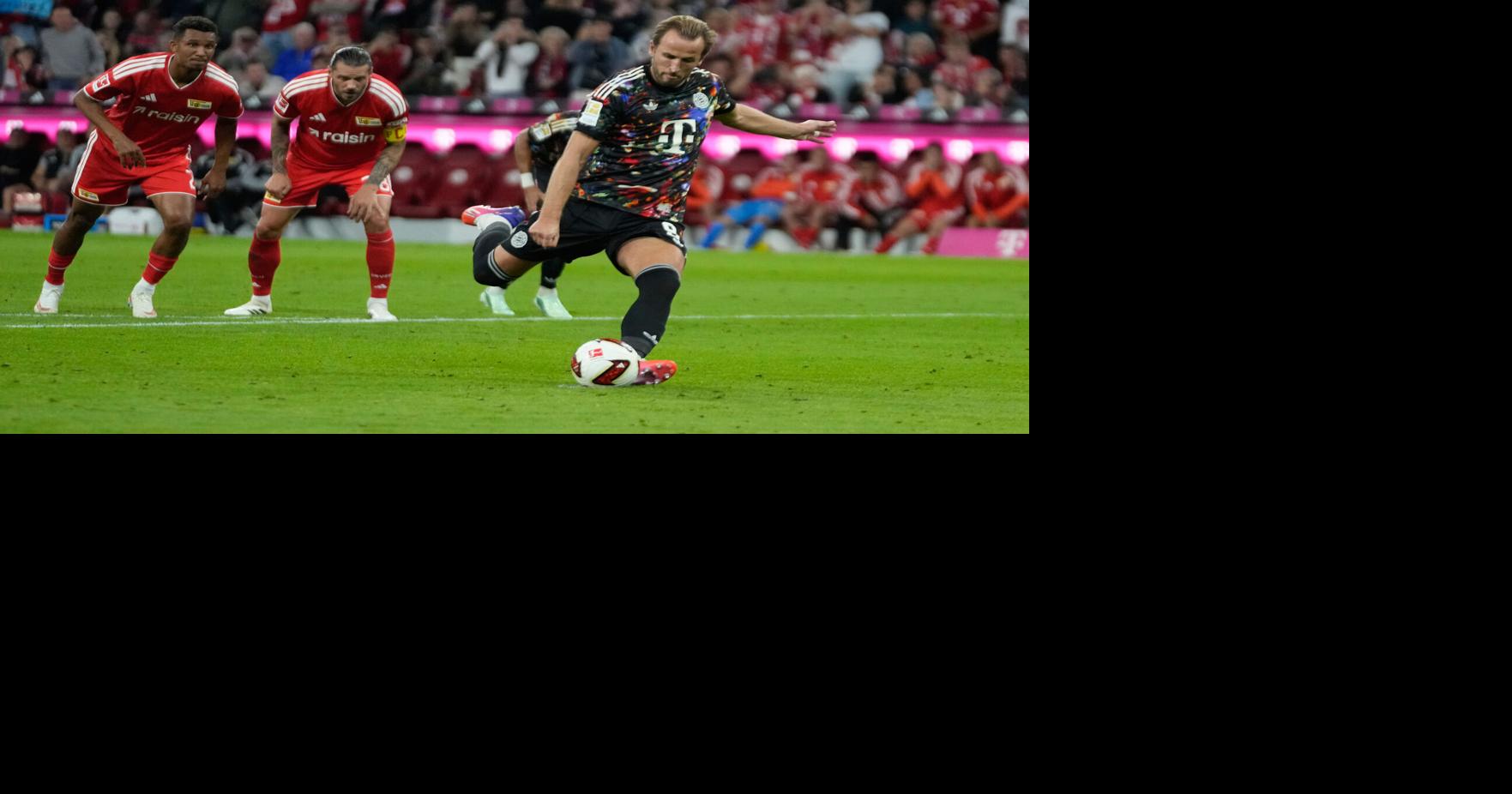 Harry Kane blazes to 100 Bundesliga goals in record time as Bayern goes ...