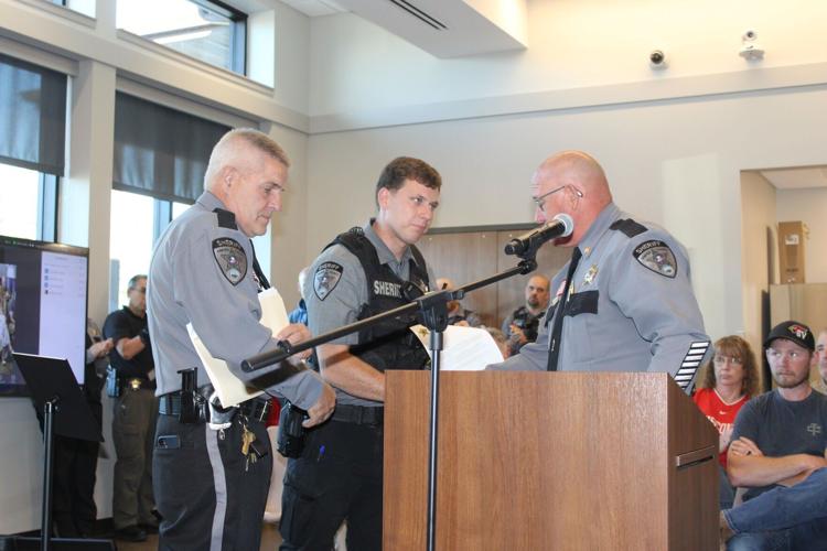 Mathias Halbur Sheriff's Dept award