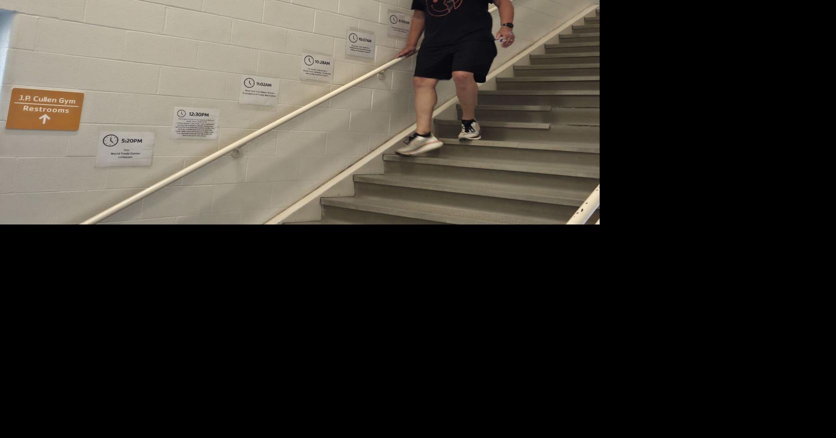 Man runs Rock County YMCA 9/11 Memorial Stair Climb after learning how to walk again