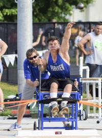 State track: Parkview's Isaac Morris repeats as wheelchair shot put champion