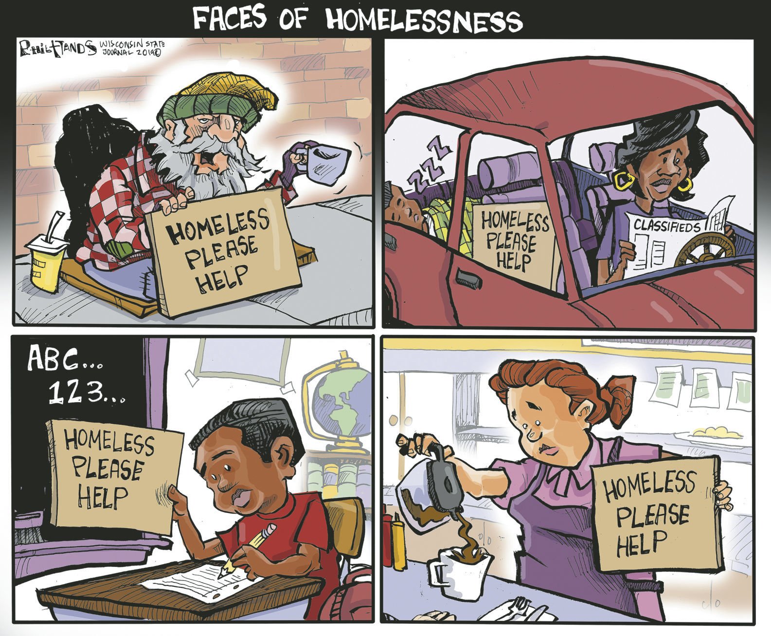 What Homelessness Looks Like | Political Cartoons | Gazettextra.com