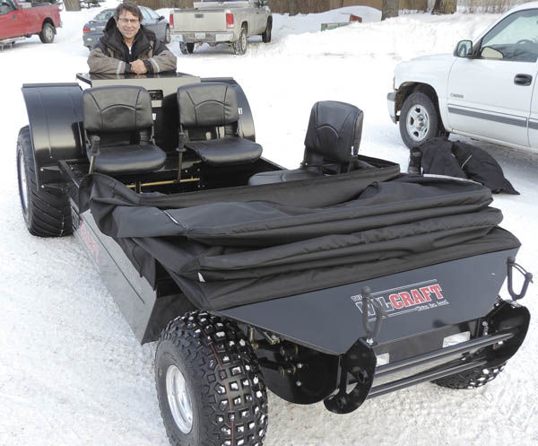 Wilcraft vehicle built with ice fishing in mind, Archives