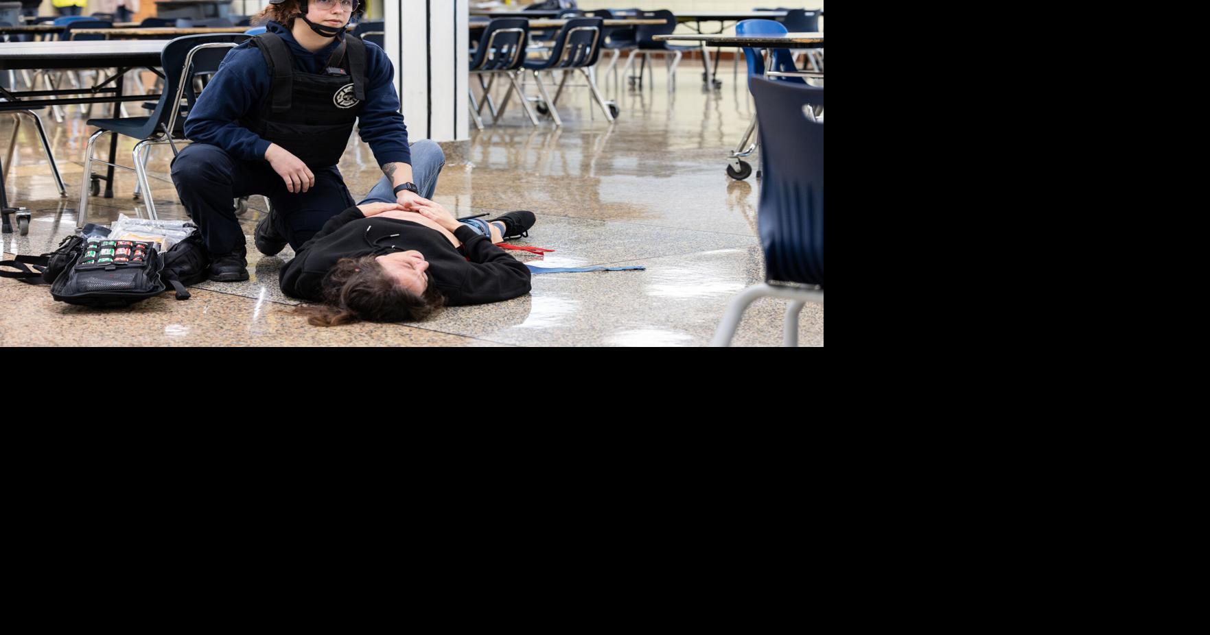 'As prepared as possible.' Emergency responders use Craig High School ...