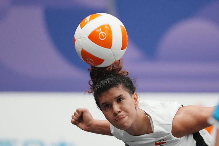 APTOPIX Asian Games Teqball