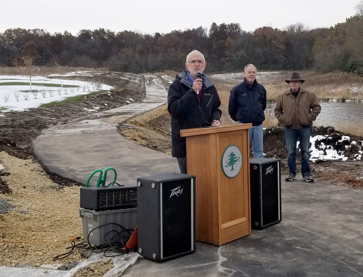Janesville park gets a bike trail running through it Local News