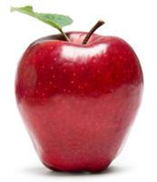 Fresh red apple