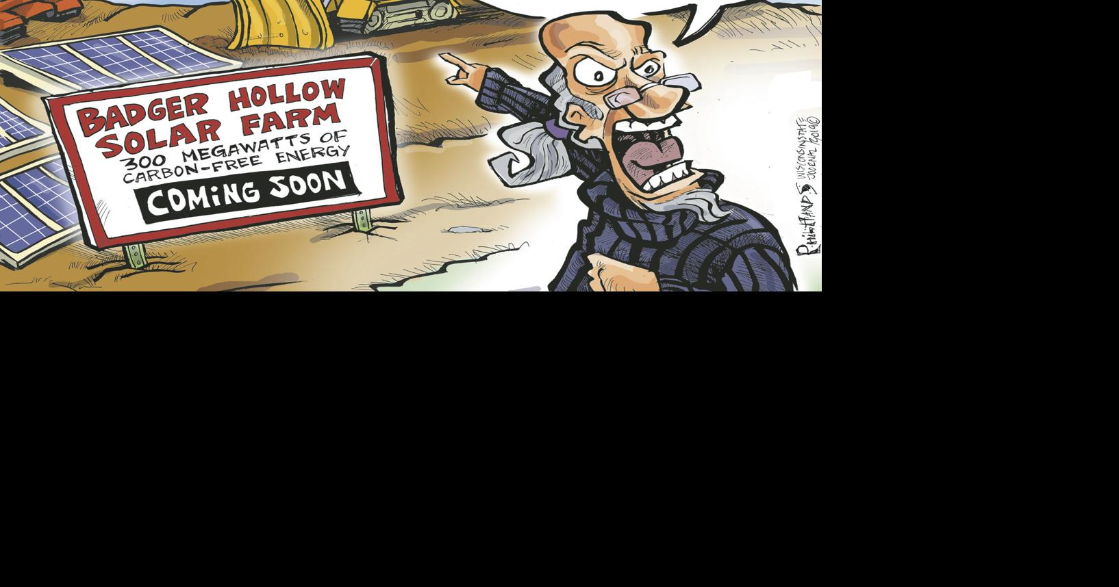 Liberals angry about solar? | Political cartoons | gazettextra.com