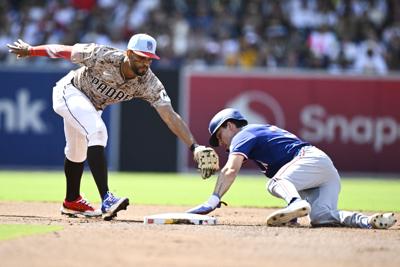 Rangers Padres Baseball