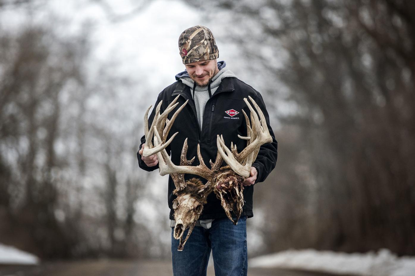 Orfordville Man Finds Antlers That May Belong To Wisconsin S Highest Scoring Buck Local News Gazettextra Com