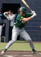 Jake Schaffner hitting the cover off the ball for North Dakota State