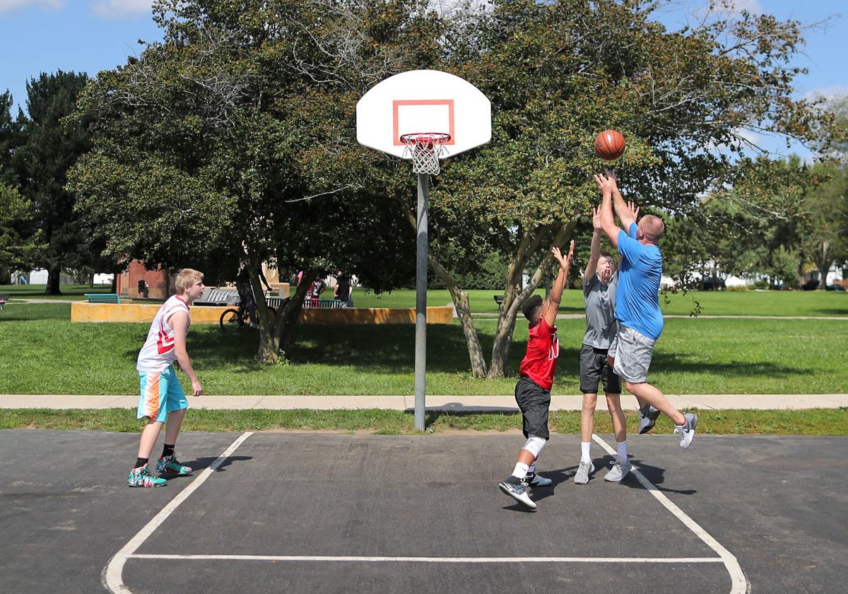 Hoops And Hope Cops Kids Play Basketball Across A Racial Divide Crime Gazettextra Com