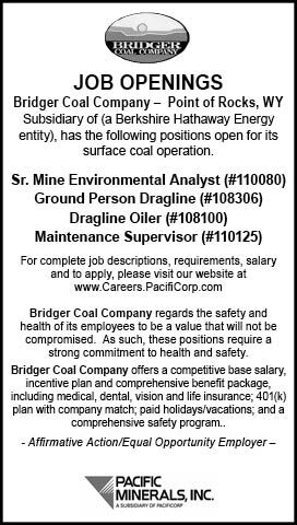 Bridger Coal - Help Wanted