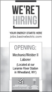Help Wanted! Basin Electric Power Cooperative