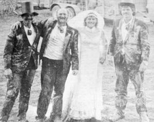 Histories: 'Wedding party' won best dressed at Wyoming State Fair pig wrestling competition in 1988