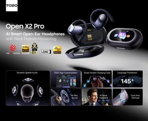 TOZO Open X2 Pro Gains Strong Consumer Recognition with Premium Audio Experience Following Global Launch