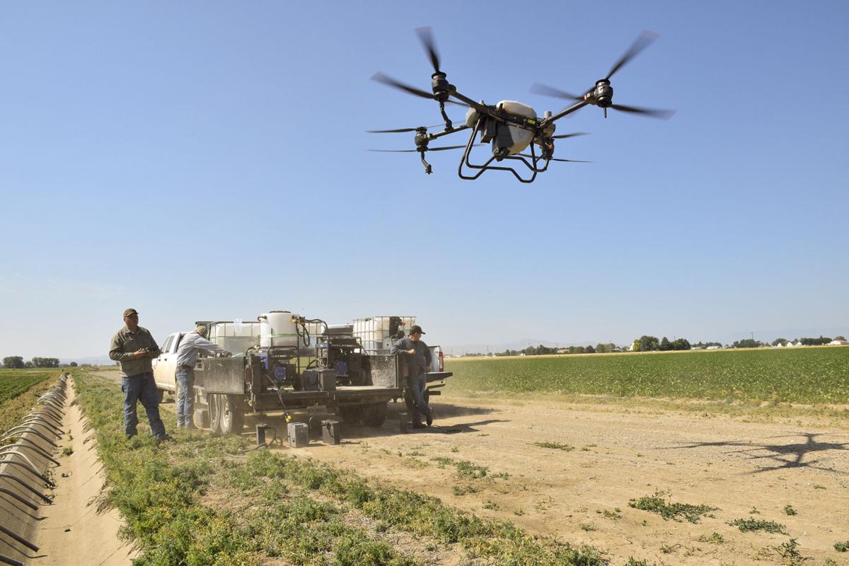 Crop dusting by drone takes flight | Wyoming | gillettenewsrecord.com