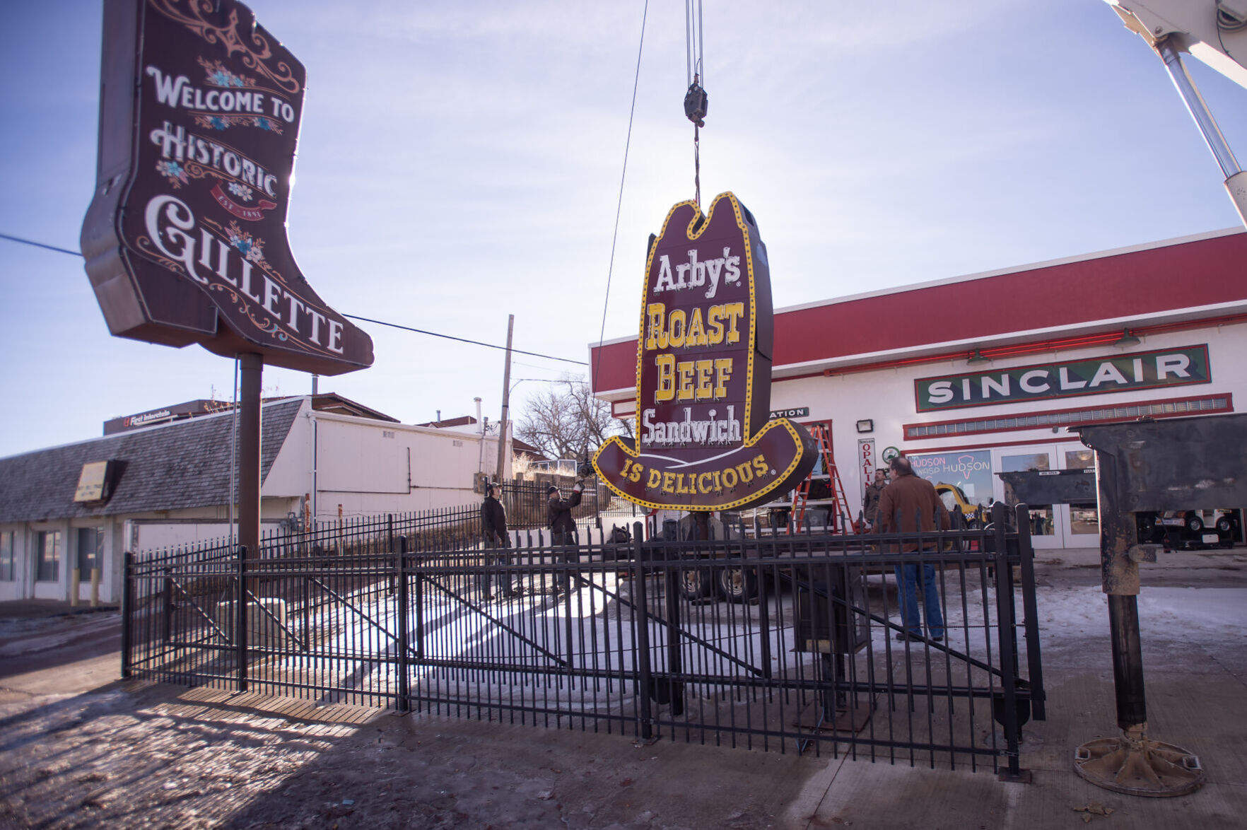 We have the neon: Frontier Auto Museum hangs neon antique Arby's