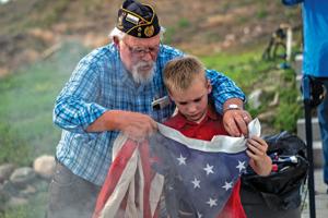 Lessons in flag etiquette: Douglas American Legion members say farewell to flags
