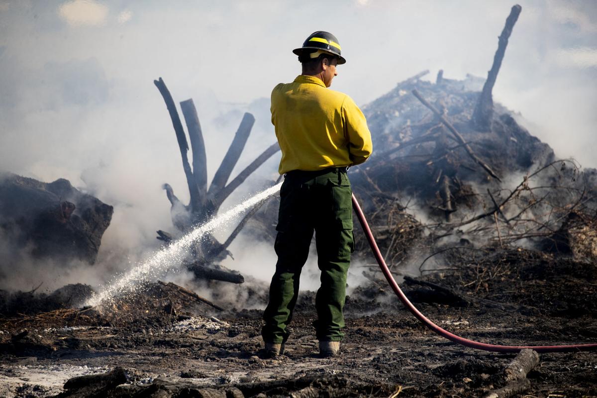Yard Waste fire