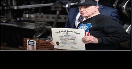 Man honored for 70 years of documenting rail history - Vimarsana News