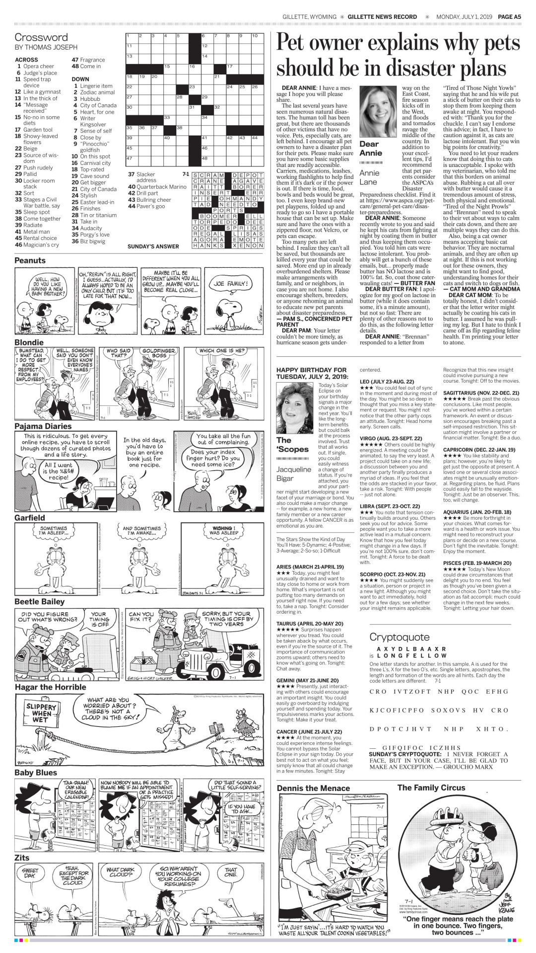 Monday Comic Script Monday Comics | Local News | gillettenewsrecord.com