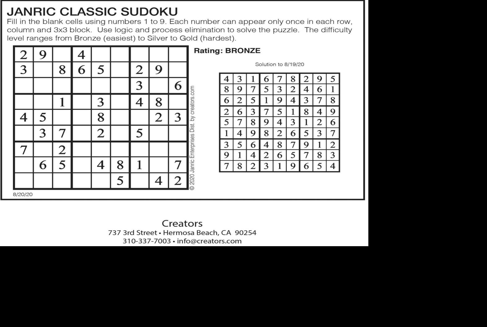 sudoku puzzles gillettenewsrecord com