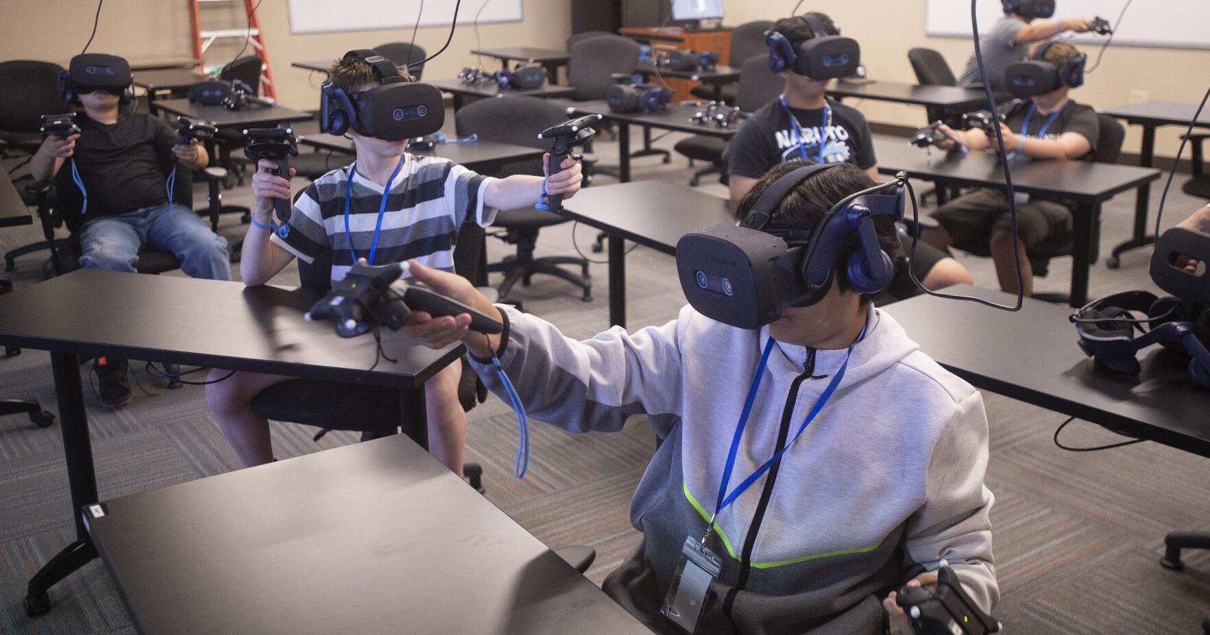 Students see real-life uses of virtual and drone technology - Vimarsana News