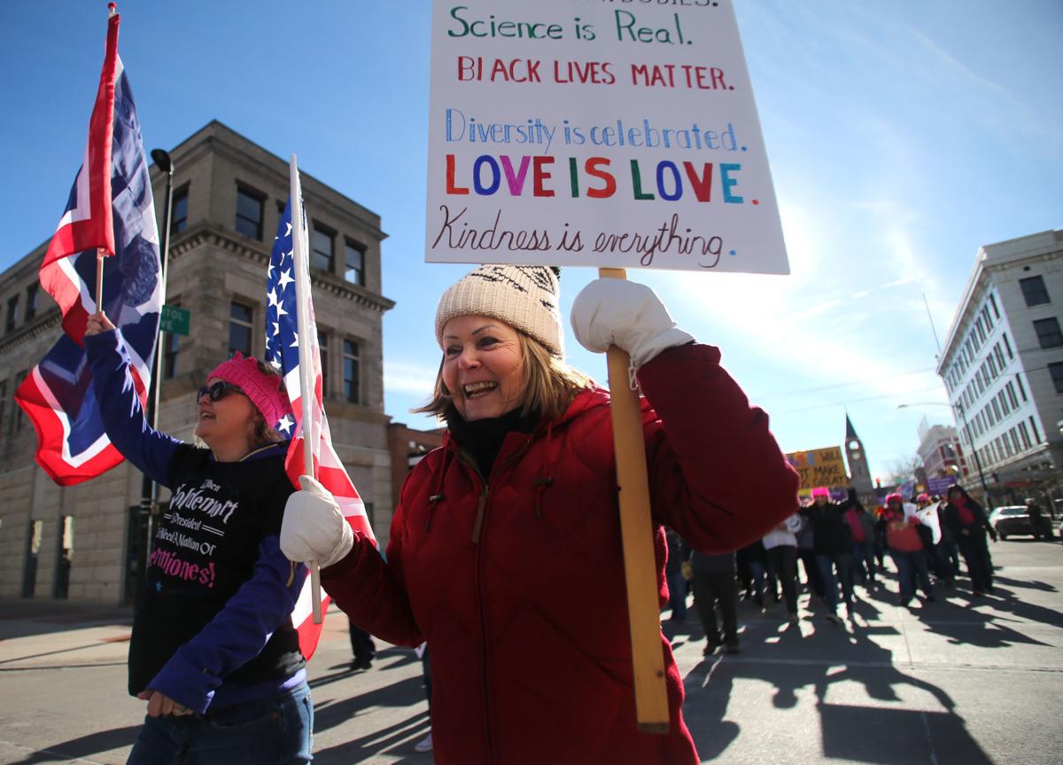 Hundreds Participate In Women S Marches Wyoming