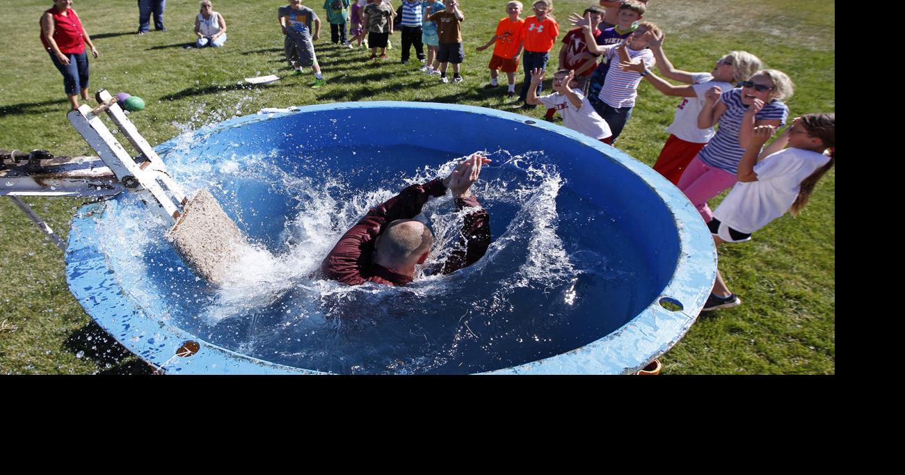 Principal endures cold dunks to encourage 4-J students to read | Local ...