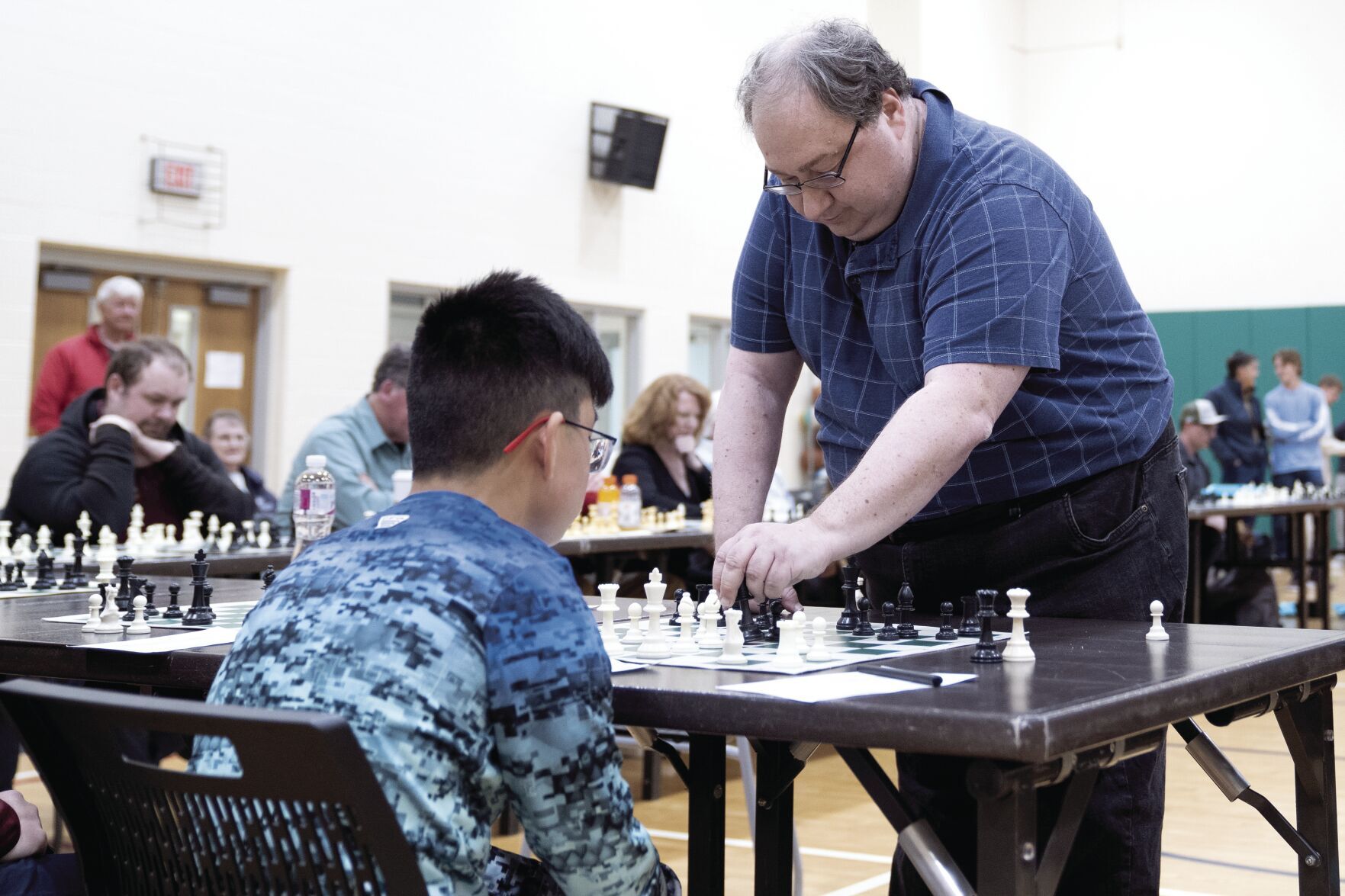 Chess Grandmaster plays 25 amateurs simultaneously ahead of inaugural Sheridan Wyoming Open Chess Tournament Wyoming gillettenewsrecord image