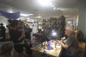 Kids experience a bit of homesteader history at Rockpile Museum’s Day of the American West celebration