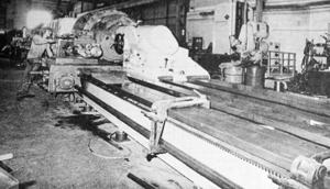 Histories: The largest metal lathe in Wyoming is shown at L&H's machine shop in 1988