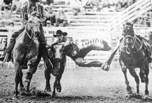 Histories: 1997 rodeo contestant competes in steer wrestling for a chance at the National High School Finals Rodeo