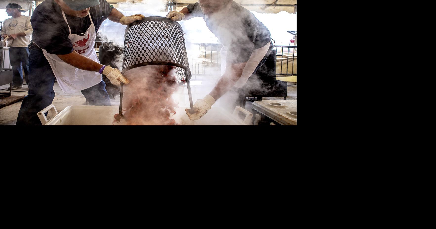 Where the crawdads steam Crawfish boil is back after two years Local