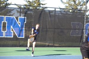 Bolts top Camels in cross-town matchup as tennis teams prepare for regionals, state