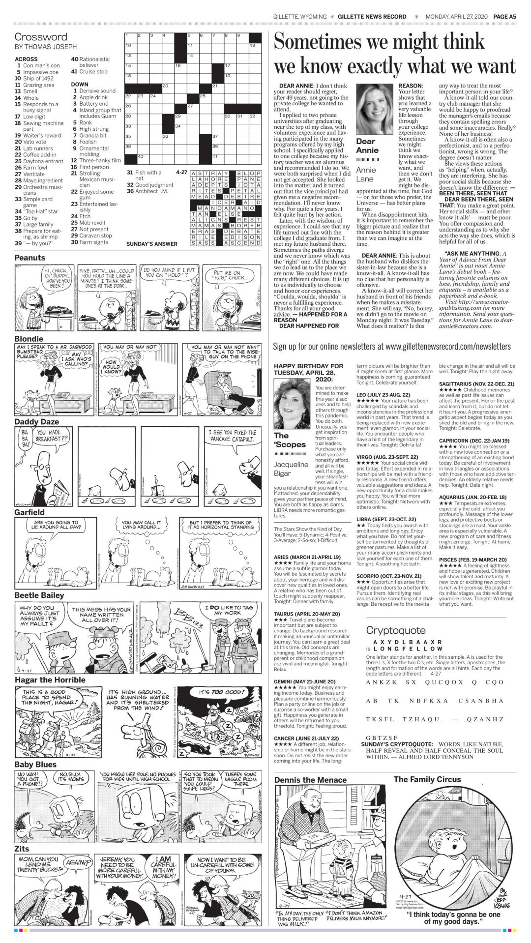 Monday Comic Script Monday Comics | Local News | gillettenewsrecord.com