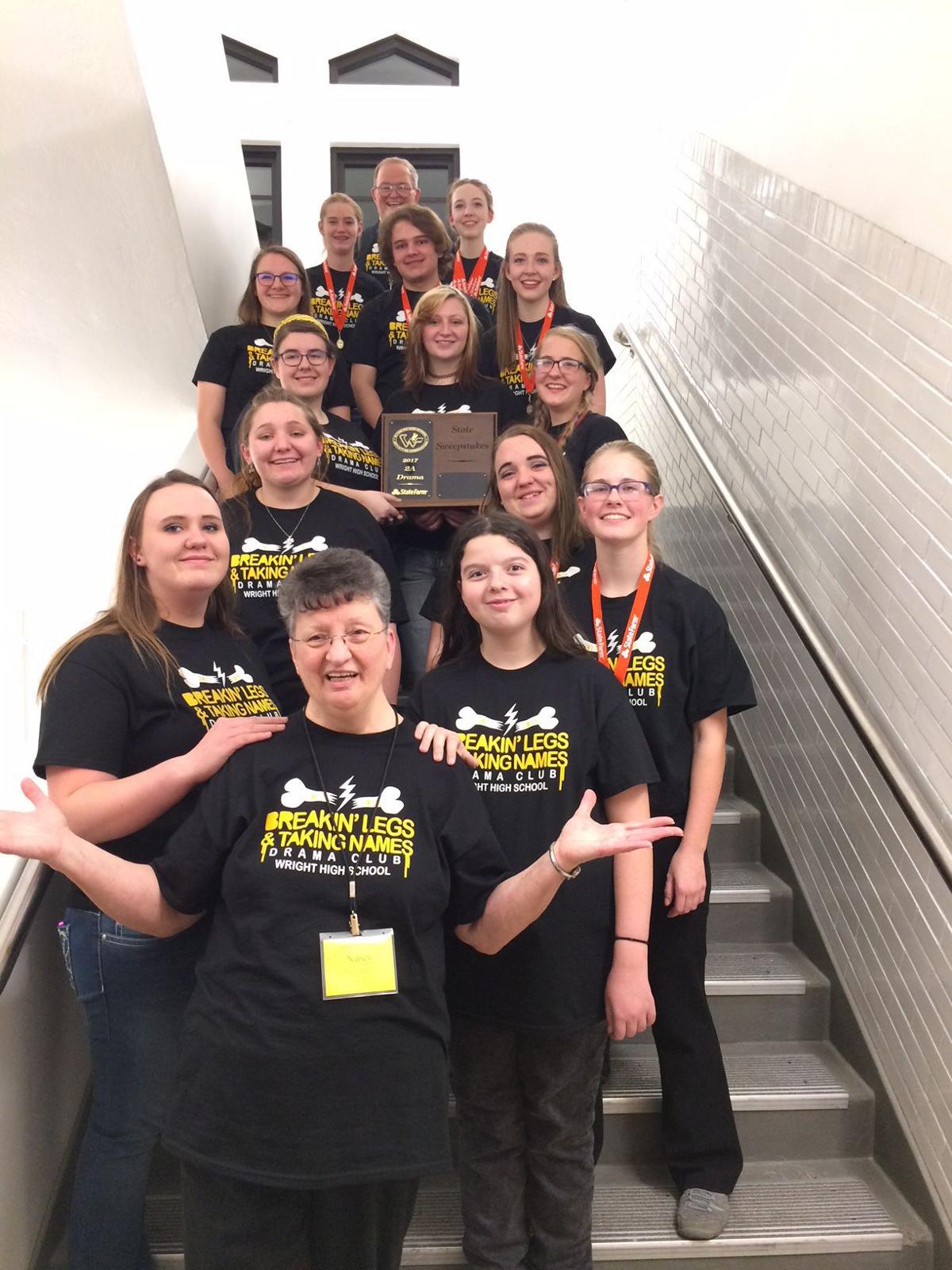 Wright claims third straight state drama title, 14th overall Local