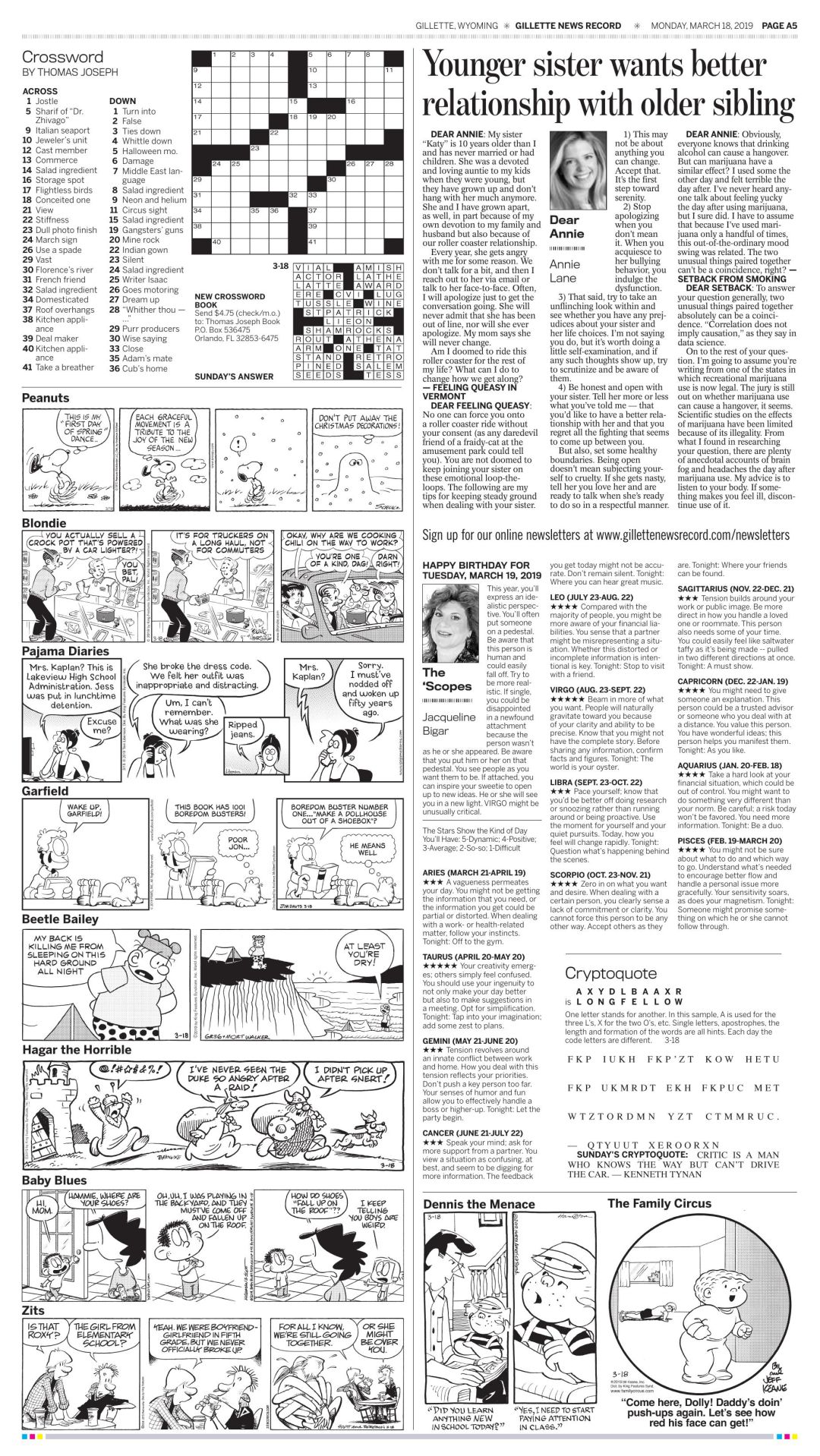 Monday Comic Script Monday Comics | Local News | gillettenewsrecord.com