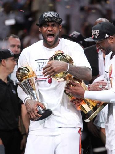 LeBron leads Heat to second straight title, Basketball