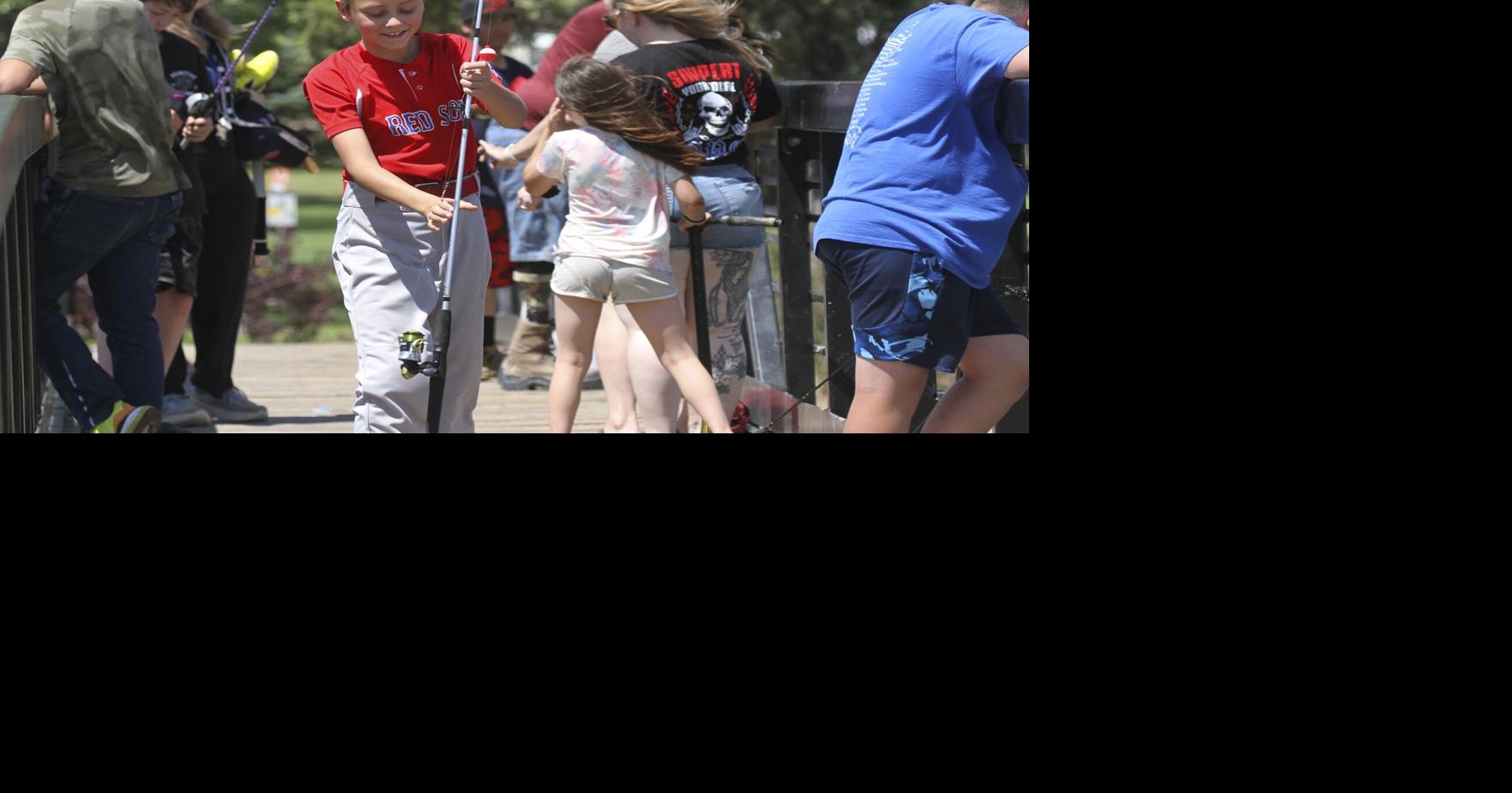 Hundreds of kids catch fish — and turtles — at fifth annual Youth Fishing Derby