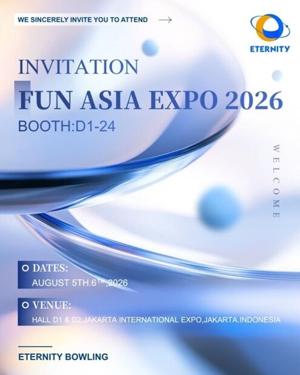 Eternity Bowling to Showcase EV99 String Bowling System at Fun Asia Expo 2026 in Indonesia