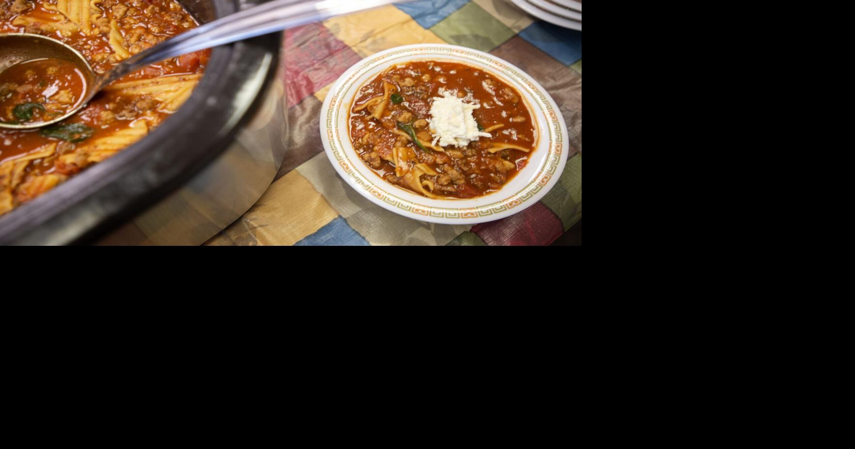 One Pot Lasagna Soup
