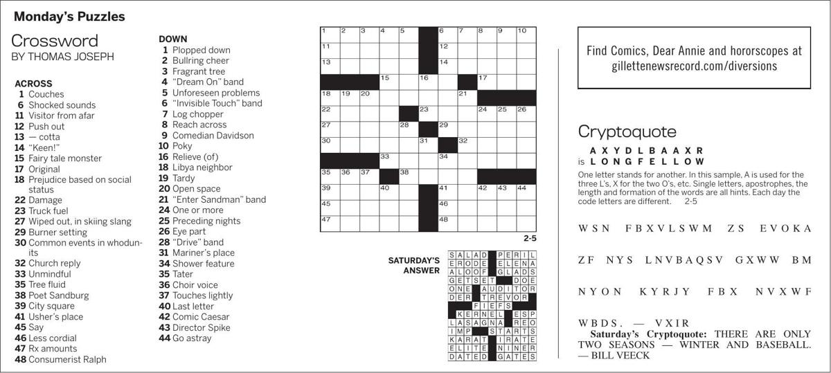 Puzzles, Monday, February 5, 2024 Puzzles