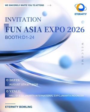 Eternity Bowling will Showcase EV99 String Bowling System at Fun Asia Expo 2026 in Indonesia