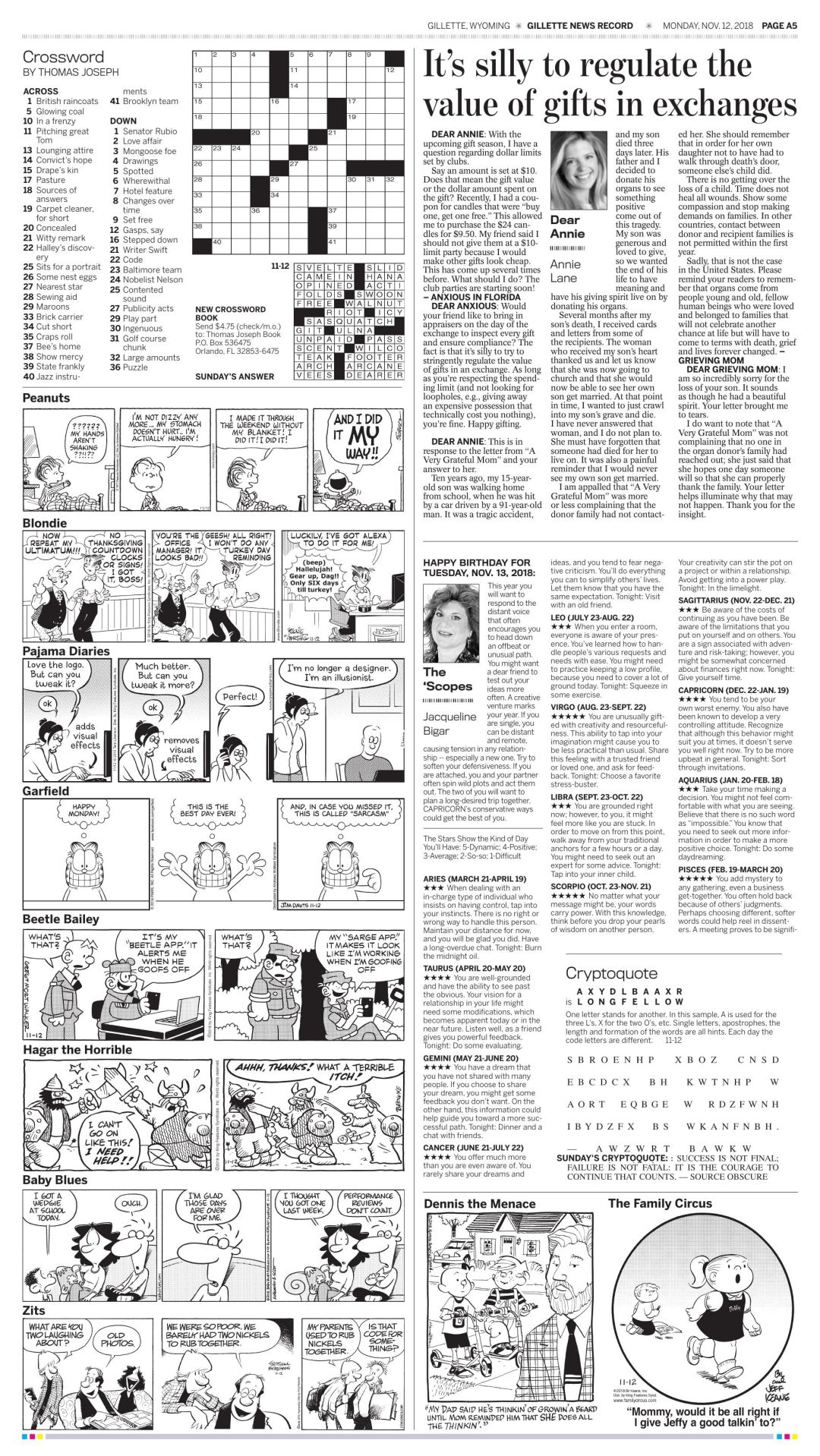 Monday Comic Script Monday comics | Local News | gillettenewsrecord.com