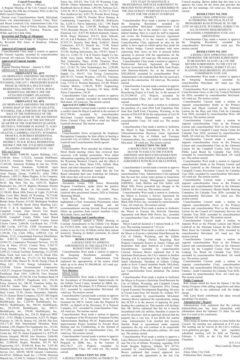 Page A24 | Special Sections | gillettenewsrecord.com