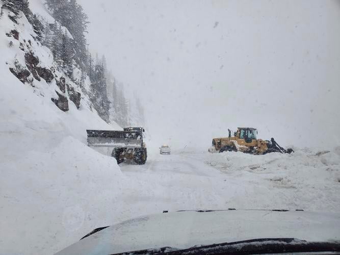 Snow bank Grand Mesa sees "epic" year for snow Western Colorado